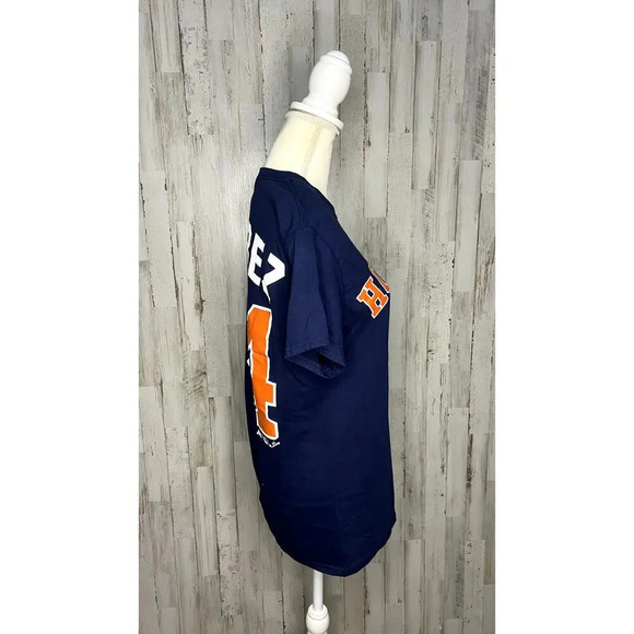NWT Houston Astros Yordan Alvarez #44 Men's Blue‎ T-Shirt Size Small - Picture 2 of 5